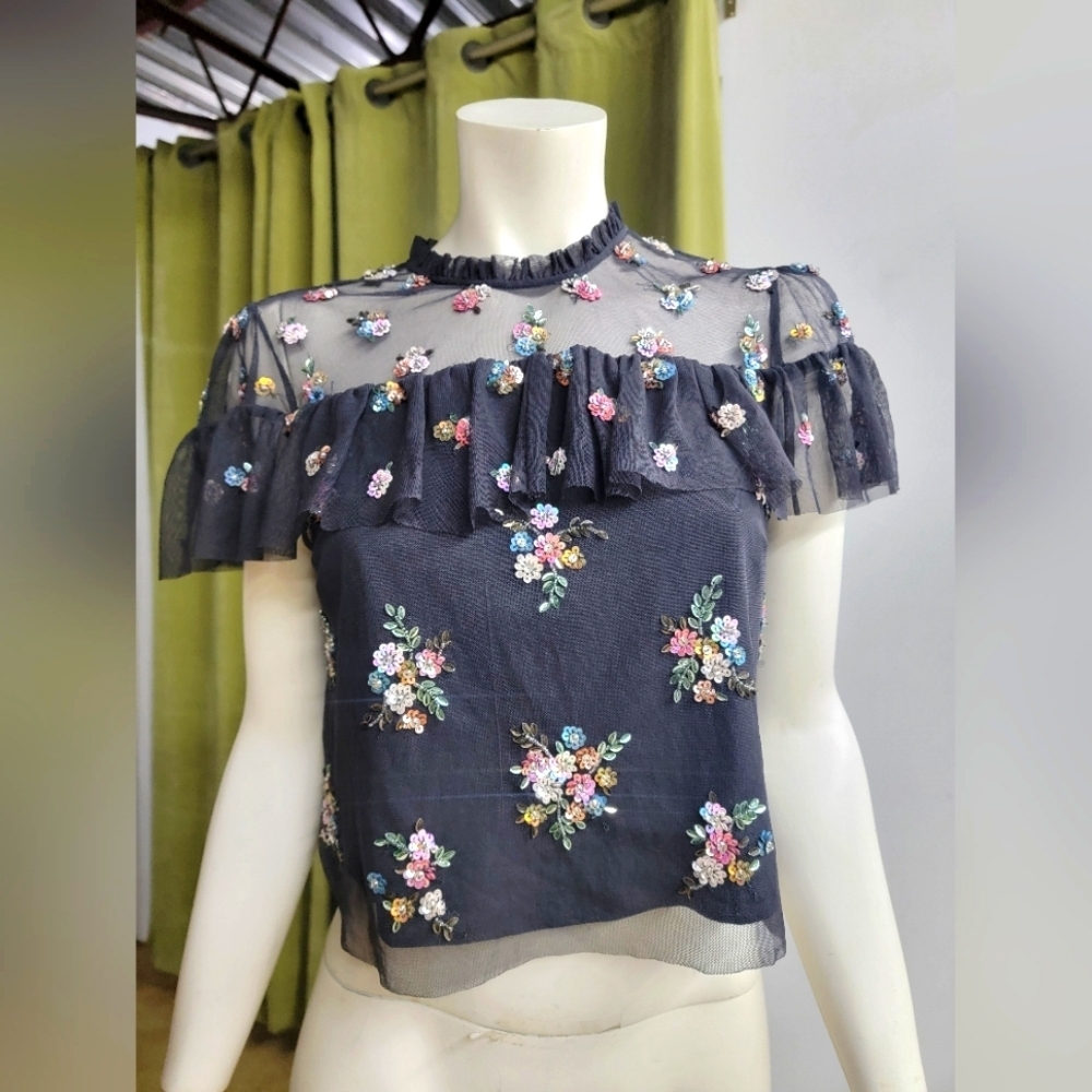Needle & Thread - Cropped Blouse